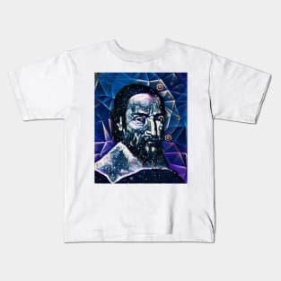 Nicolas Claude Fabri de Peiresc Dark night Portrait | Nicolas Claude Fabri de Peiresc Artwork 5 Kids T-Shirt